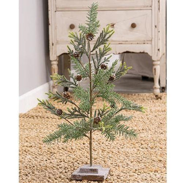 Glittered Tree W/ Glittered Base 25